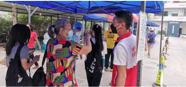 有序有愛有溫度，T.I.T雙魚文體園助力南石頭街道核酸檢測