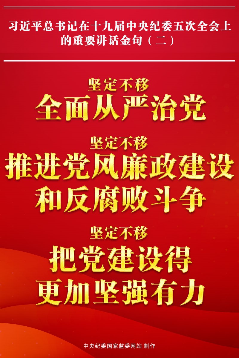 金句來了!習近平總書記在中央紀委五次全會上的重要講話4