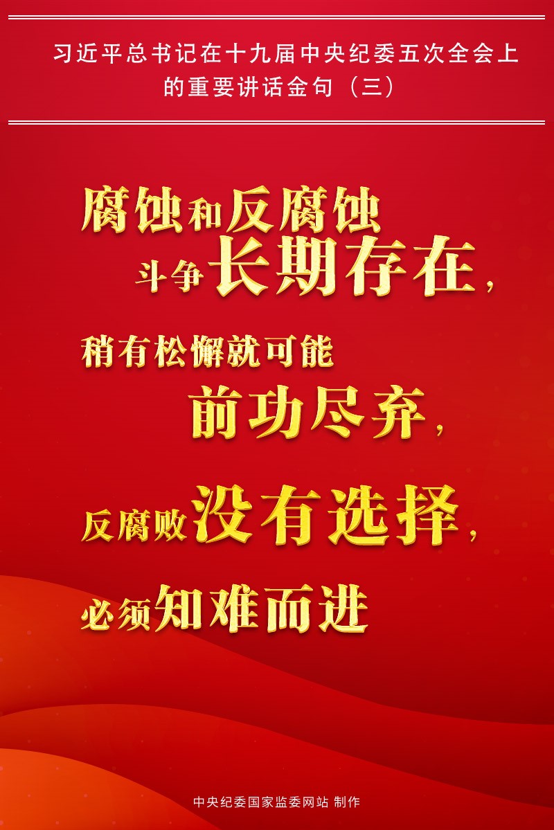 金句來了!習近平總書記在中央紀委五次全會上的重要講話18